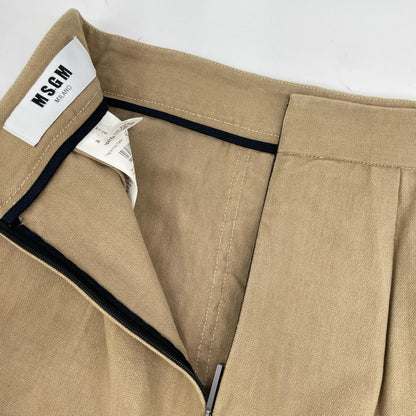 MSGM エムエスジーエム 2041MDD03 ブラウン×イエロー ラップスカート スカート