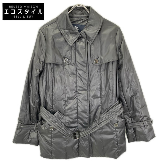 Burberry LONDON バーバリーロンドン 08年 FS122-838-09 ブラック ロゴボタン ベルト付 ダウンコート ショートコート コート
