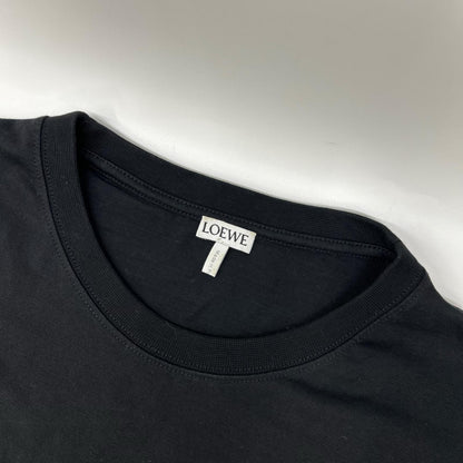 LOEWE ロエベ H526Y22XAD ブラック ピクセルアナグラム刺繍Tシャツ トップス