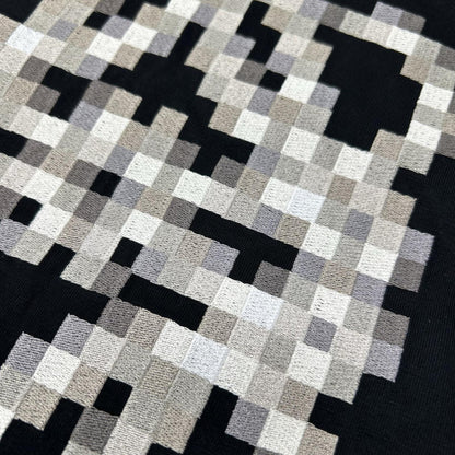LOEWE ロエベ H526Y22XAD ブラック ピクセルアナグラム刺繍Tシャツ トップス