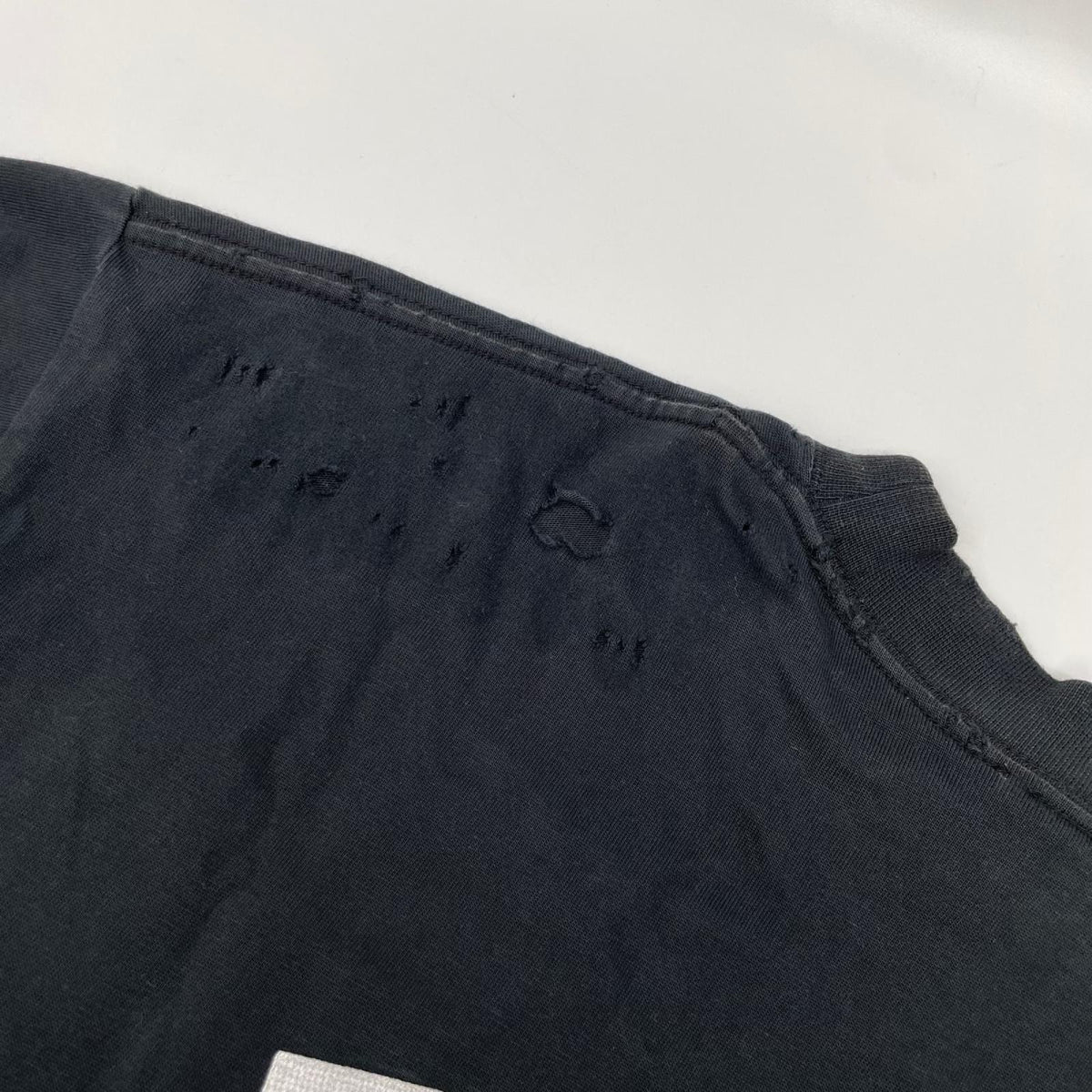 BALENCIAGA バレンシアガ 739784 ユニセックス 24年 ブラック TOVA9 テープロゴTシャツ トップス