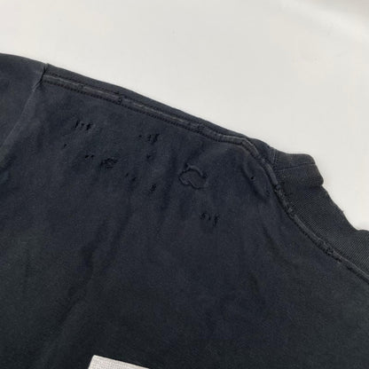 BALENCIAGA バレンシアガ 739784 ユニセックス 24年 ブラック TOVA9 テープロゴTシャツ トップス