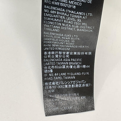 BALENCIAGA バレンシアガ 739784 ユニセックス 24年 ブラック TOVA9 テープロゴTシャツ トップス