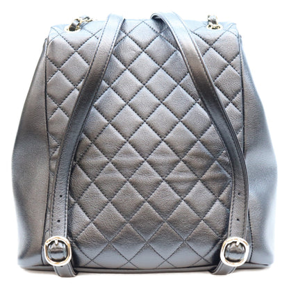 CHANEL シャネル AS3738 黒 ラム G金具 マトラッセ ココマーク バックパック リュックサック リュック バックパック