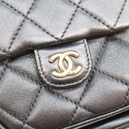 CHANEL シャネル AS3738 黒 ラム G金具 マトラッセ ココマーク バックパック リュックサック リュック バックパック
