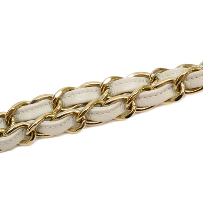 CHANEL シャネル A58600 ライトグレー キャビア デカマトラッセ30 G金具 Wフラップ ショルダーバッグ ショルダーバッグ