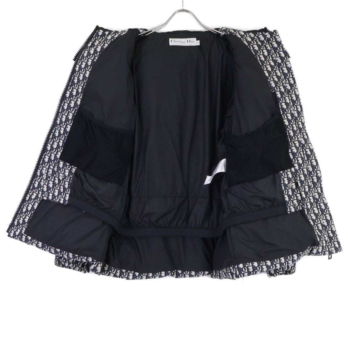 Christian Dior クリスチャンディオール 【美品/国内正規】417C70A2968 オブリーグ ベルト付 スタンドカラー パフィージャケット ジャケット