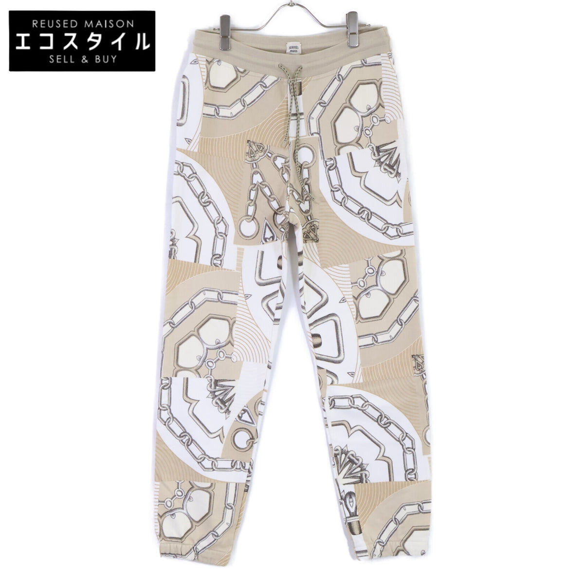 HERMES エルメス 【美品】4H4418DG KALEIDOSCOPE EFFECT カレイドスコープ・エフェクト スウェットパンツ ボトムス