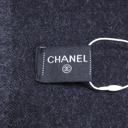 CHANEL シャネル 【美品】ココマーク カシミヤ マフラー