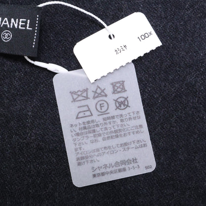 CHANEL シャネル 【美品】ココマーク カシミヤ マフラー