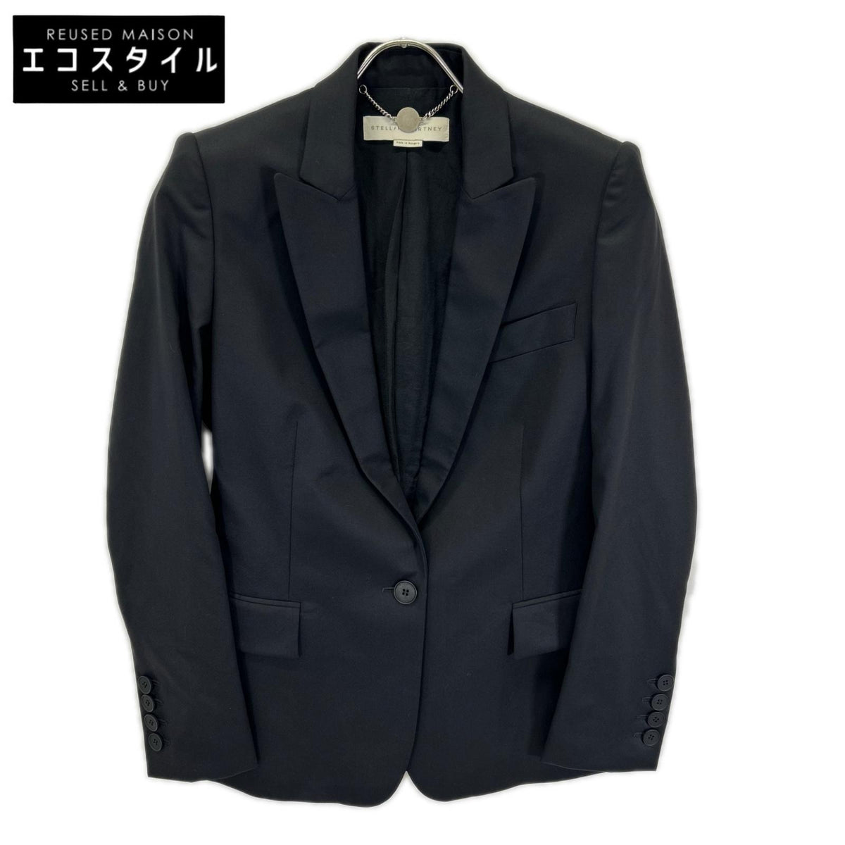 STELLA McCARTNEY ステラマッカートニー 358905SY704 ネイビー イングリッドウールブレザー ジャケット