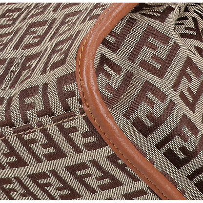FENDI フェンディ 8BH152 ズッキーノ キャンバス/レザー ハンドバッグ