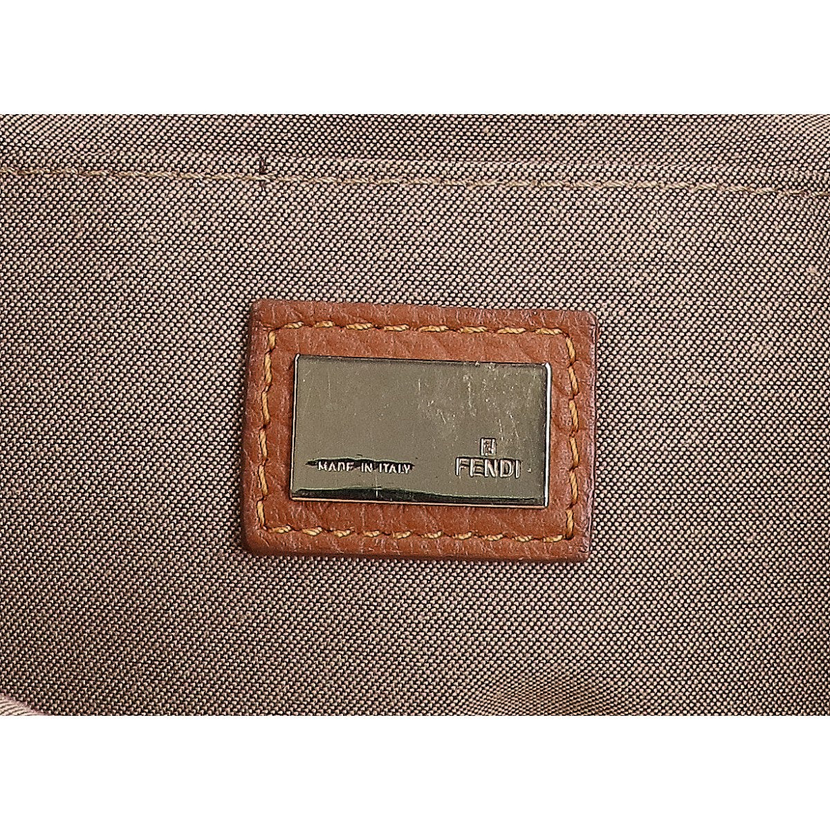 FENDI フェンディ 8BH152 ズッキーノ キャンバス/レザー ハンドバッグ