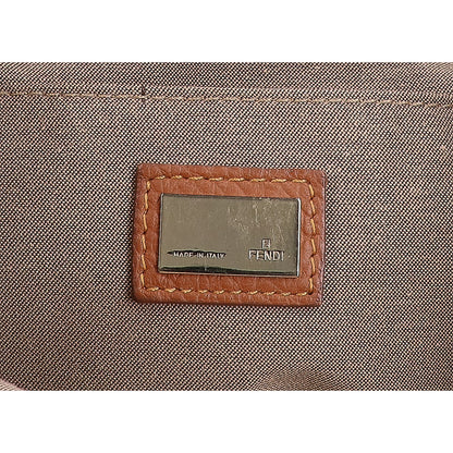 FENDI フェンディ 8BH152 ズッキーノ キャンバス/レザー ハンドバッグ