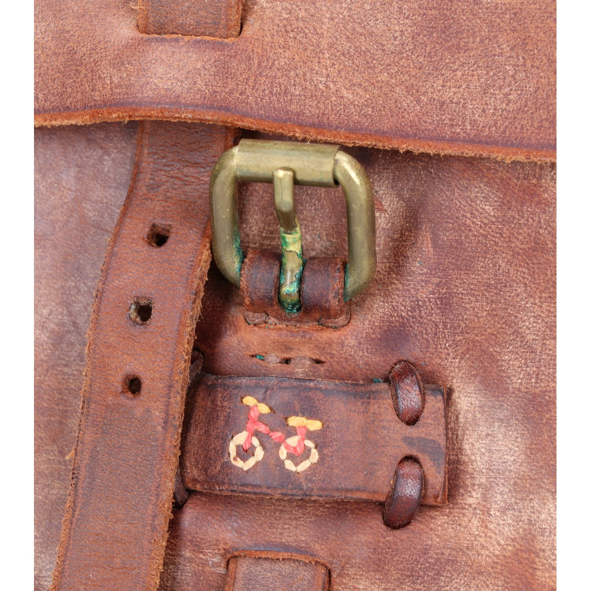 HENRY CUIR アンリークイール レザー フラップ ショルダーバッグ