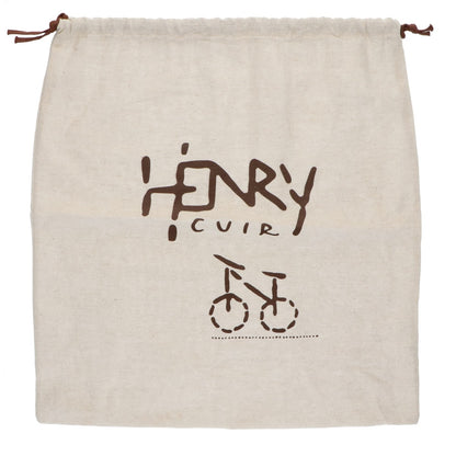 HENRY CUIR アンリークイール レザー フラップ ショルダーバッグ