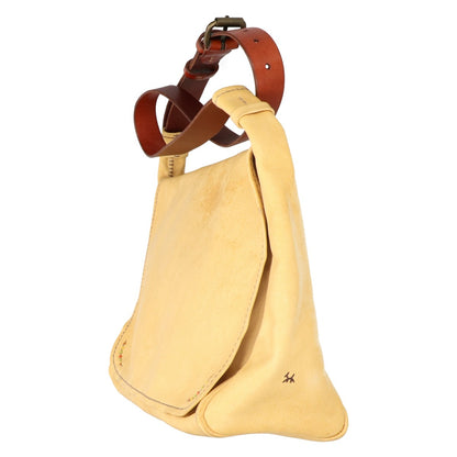 HENRY CUIR アンリークイール レザー フラップ ショルダーバッグ