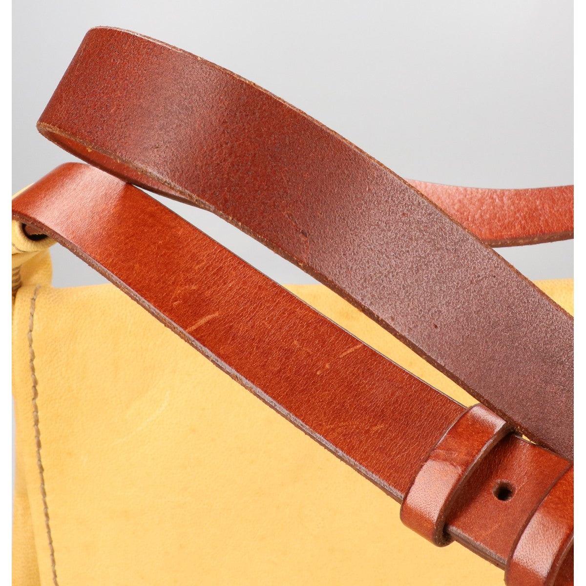 HENRY CUIR アンリークイール レザー フラップ ショルダーバッグ