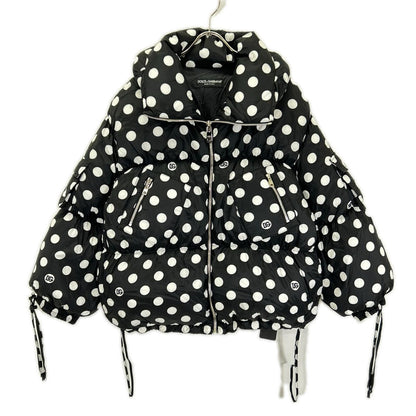 DOLCE&GABBANA ドルチェアンドガッバーナ F0AS2T ポルカドット フルジップ パファーダウンジャケット ジャケット