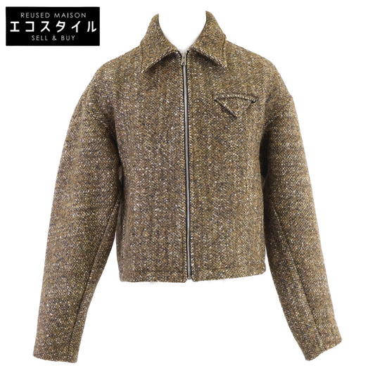 BOTTEGA VENETA ボッテガヴェネタ 【美品/国内正規】646907 ツイード ジップアップ ジャケット ジャケット