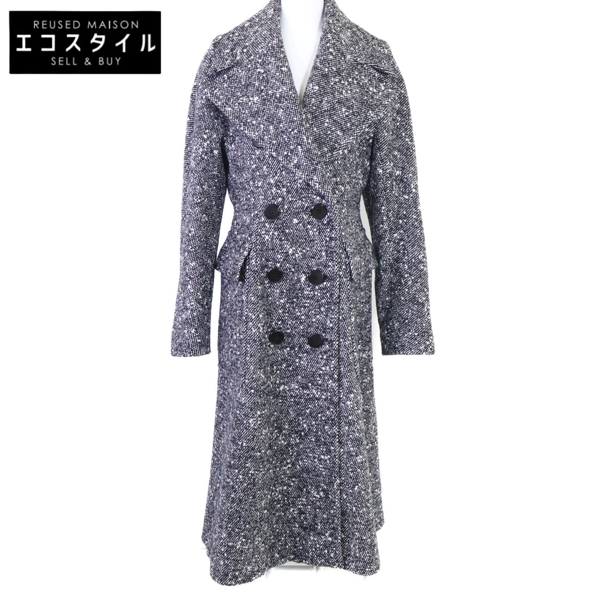 Max Mara マックスマーラ 【美品/国内正規】ATELIER 101609256 カシミヤ混 ダブルブレスト チェスター コート