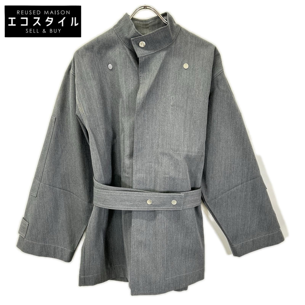BOTTEGA VENETA ボッテガヴェネタ 769757 グレー ボンデッド ジャケット ジャケット