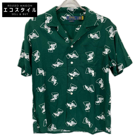 POLObyRalphLauren ポロラルフローレン P-WING グリーン オープンカラーシャツ トップス