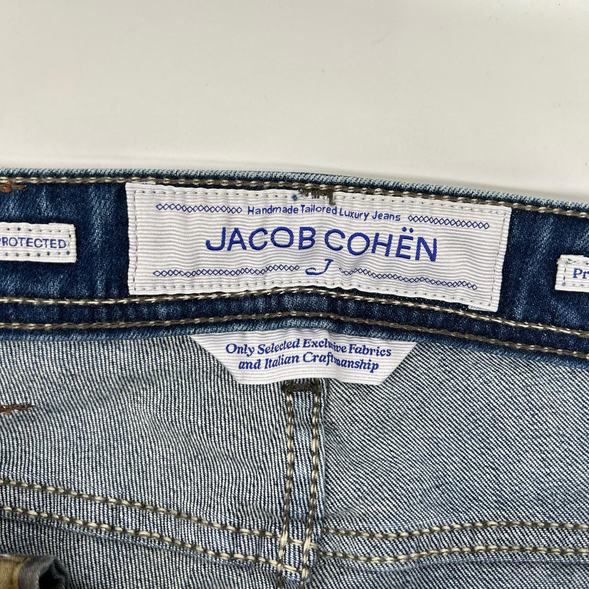 JACOB COHEN ヤコブコーエン J622 インディゴ ハラコパッチ COMF-T デニムパンツ ボトムス