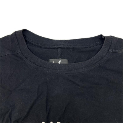 Rick Owens リックオウエンス ×Champion CM01E1675-CHJG ブラック フロント刺繍 ロングTシャツ トップス