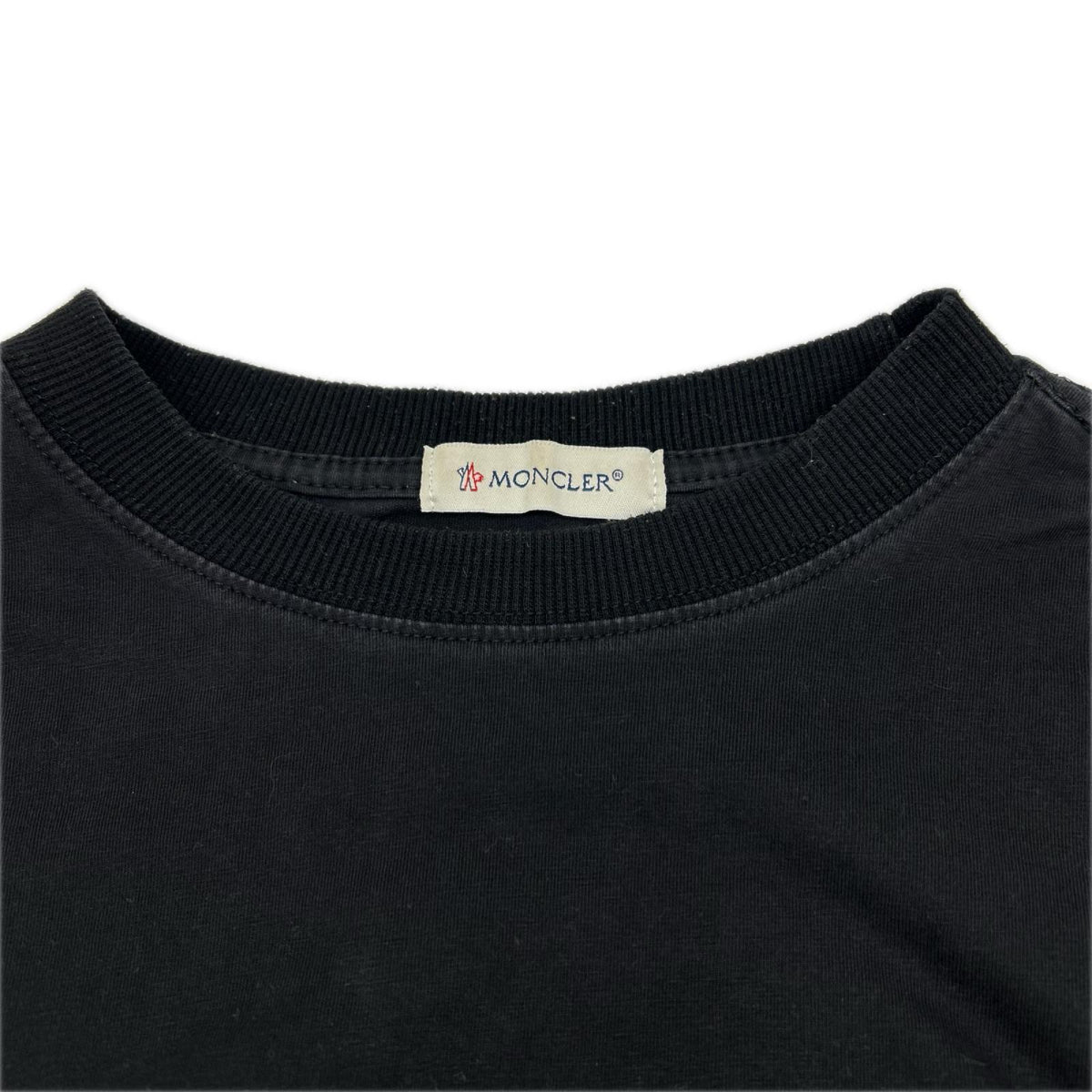 MONCLER モンクレール ×Palm Angeis ブラック MAGLIA GIROCOLLO 長袖Tシャツ トップス
