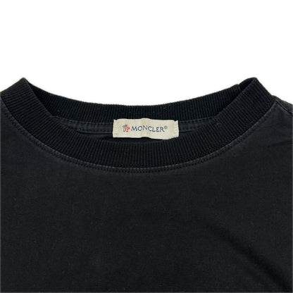 MONCLER モンクレール ×Palm Angeis ブラック MAGLIA GIROCOLLO 長袖Tシャツ トップス