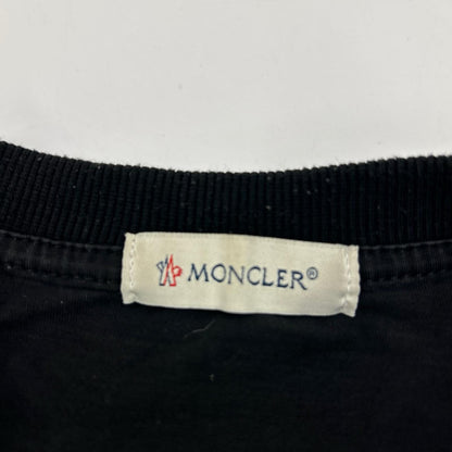 MONCLER モンクレール ×Palm Angeis ブラック MAGLIA GIROCOLLO 長袖Tシャツ トップス