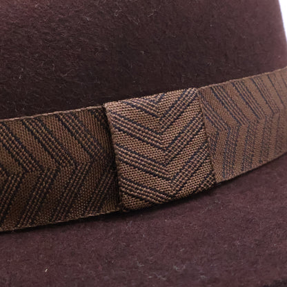 HERMES エルメス 【美品/国内正規】フェドラ ウールフェルト 中折れハット 帽子