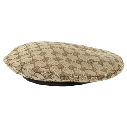 GUCCI グッチ GGキャンバス ベレー帽 帽子