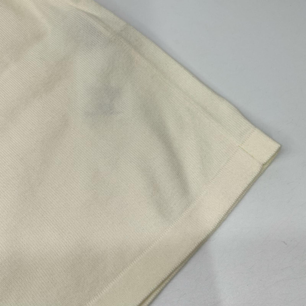 LOUIS VUITTON ルイヴィトン ×NIGO 22SS RM221M F96 HMN04W アイボリー ンタルシアジャカード ダックニットTシャツ トップス