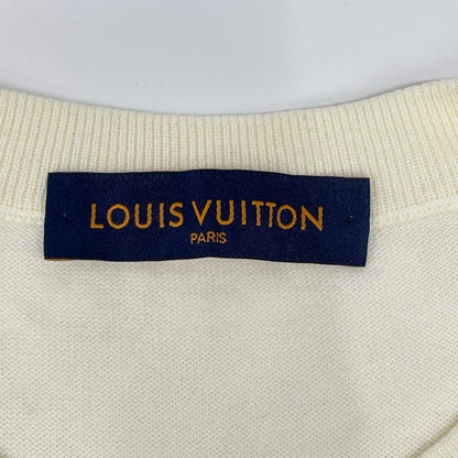 LOUIS VUITTON ルイヴィトン ×NIGO 22SS RM221M F96 HMN04W アイボリー ンタルシアジャカード ダックニットTシャツ トップス