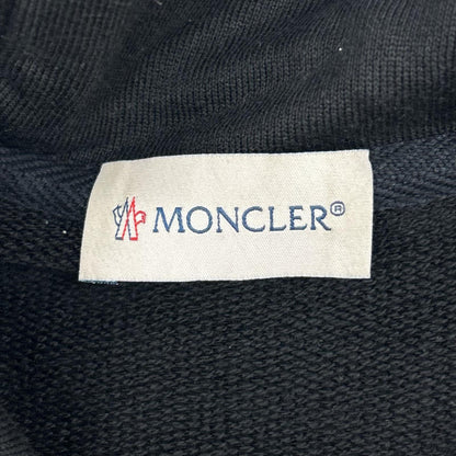 MONCLER モンクレール 21年 ブラック HOODIE ナイロン切り替え パーカー コート