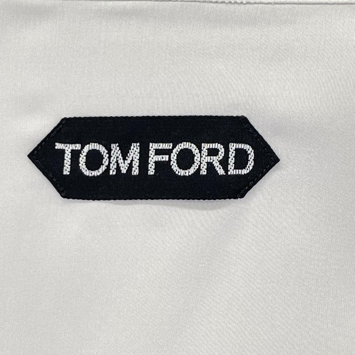 TOM FORD トムフォード グレー シルク×レーヨン ドレスシャツ トップス