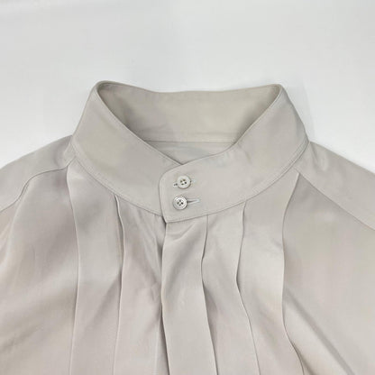 TOM FORD トムフォード グレー シルク×レーヨン ドレスシャツ トップス