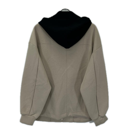 CULLNI クルニ 21AW 015 ベージュ アシンメトリージップアップパーカー トップス