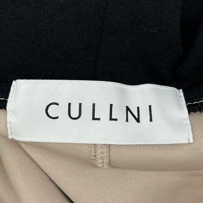 CULLNI クルニ 21AW 015 ベージュ アシンメトリージップアップパーカー トップス