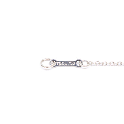 TIFFANY&Co. ティファニー 750 パロマピカソ ラブ＆キス クロス ダイヤモンド ネックレス