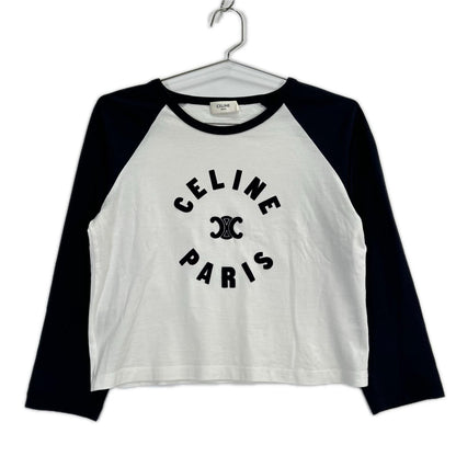 CELINE セリーヌ 2X89N507Z.02XM ネイビー×ホワイト トリオンフ カットソー トップス
