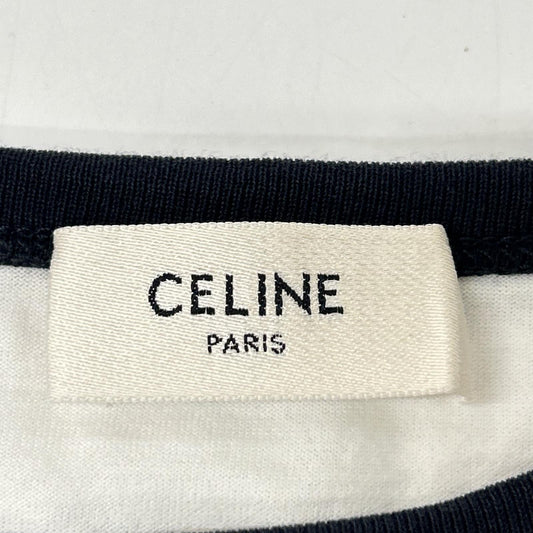 CELINE セリーヌ 2X89N507Z.02XM ネイビー×ホワイト トリオンフ カットソー トップス