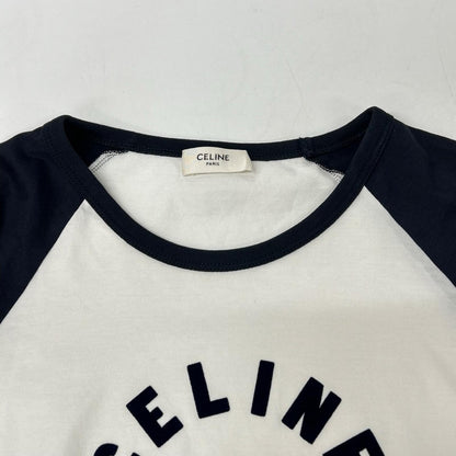 CELINE セリーヌ 2X89N507Z.02XM ネイビー×ホワイト トリオンフ カットソー トップス