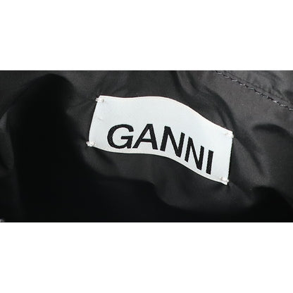 GANNI ガニー ロゴ柄 ナイロン 2WAY トートバッグ