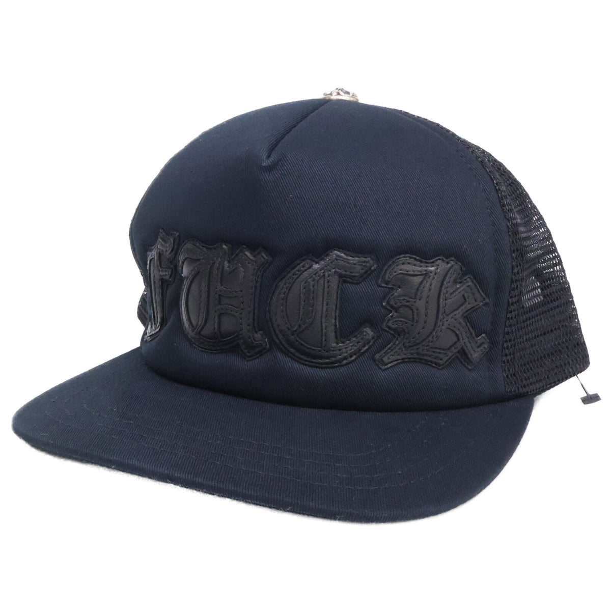 Chrome hearts クロムハーツ 【美品】Fuck Leather Patch Trucker Cap レザーパッチ トラッカーキャップ 帽子
