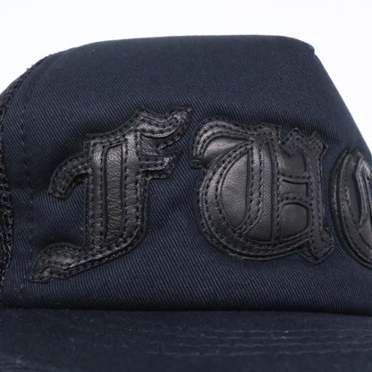 Chrome hearts クロムハーツ 【美品】Fuck Leather Patch Trucker Cap レザーパッチ トラッカーキャップ 帽子