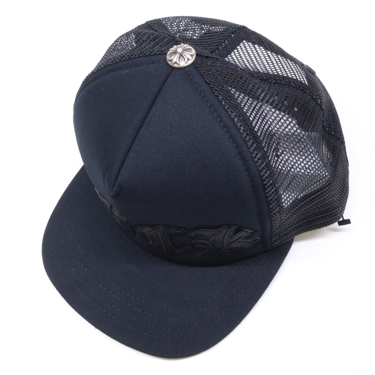 Chrome hearts クロムハーツ 【美品】Fuck Leather Patch Trucker Cap レザーパッチ トラッカーキャップ 帽子