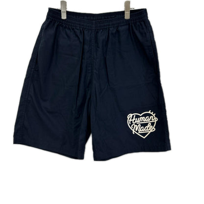 HUMAN MADE ヒューマンメイド HM31PT011 ネイビー コットン BEACH SHORTS/ビーチショーツ ボトムス
